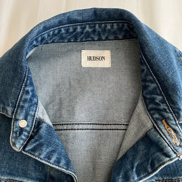 Hudson cropped jean jacket, size small - Picture 2 of 4